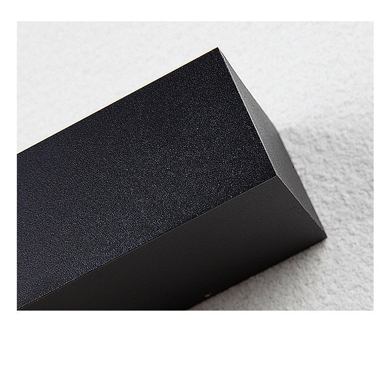 Outdoor LED Wall Light, Long Black Aluminum LED Wall Sconce - 12W / 18W / 28W | 3000K / 6000K | IP65 Waterproof Square Aluminum Wall Lamps