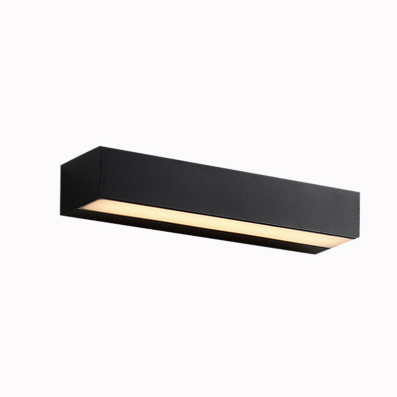 Outdoor LED Wall Light, Long Black Aluminum LED Wall Sconce - 12W / 18W / 28W | 3000K / 6000K | IP65 Waterproof Square Aluminum Wall Lamps