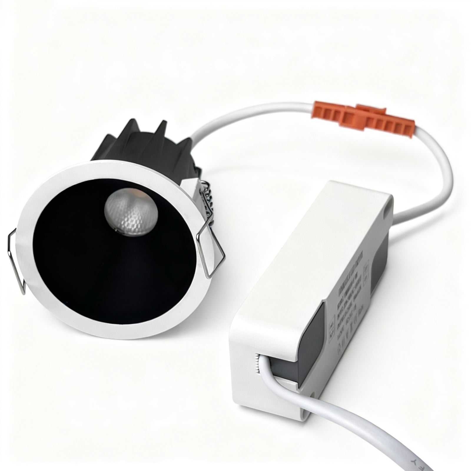 4er-Pack dimmbares 2-Zoll-LED-Downlight, 3 W (entspricht 35 W Halogen), LED-Deckenleuchte mit schwarzem Rand