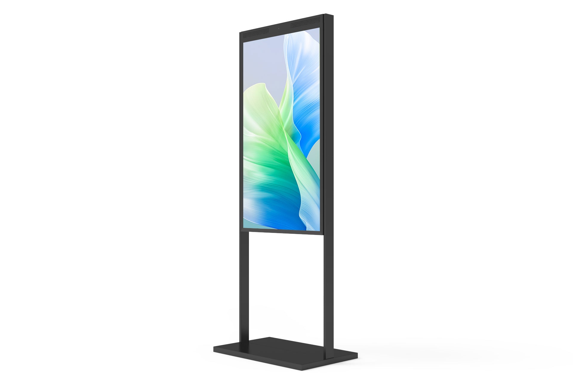 43" doppelseitiges, hochhelles LCD-Fensterdisplay, 2500 Nits vorne + 700 Nits hinten, Android 2+32G, ohne Touch, Cloud/APP/USB, Hänge-/Bodenständer