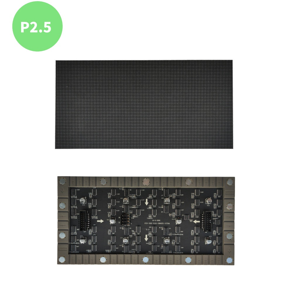Module LED flexible d'intérieur série IF-2S – P2.5 | 240 × 120 mm | CMS | Coque arrière souple avec aimant | 600 nits