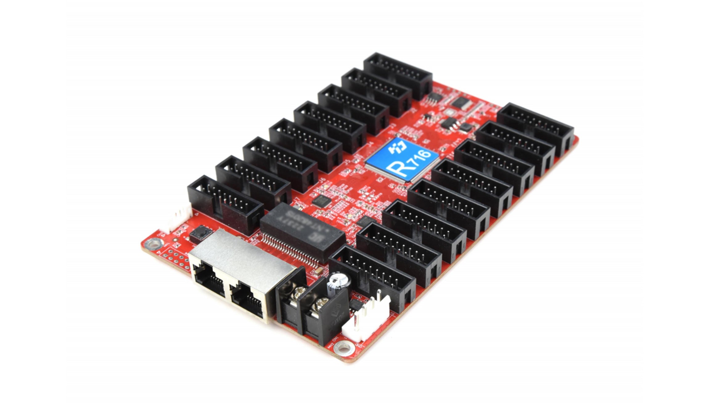 Huidu HD-R716-Empfängerkarte – 160×1024 Pixel | LED-Bildschirm-Empfängerkarte mit hoher Bildwiederholfrequenz und breiter IC-Unterstützung für LED-Bildschirme