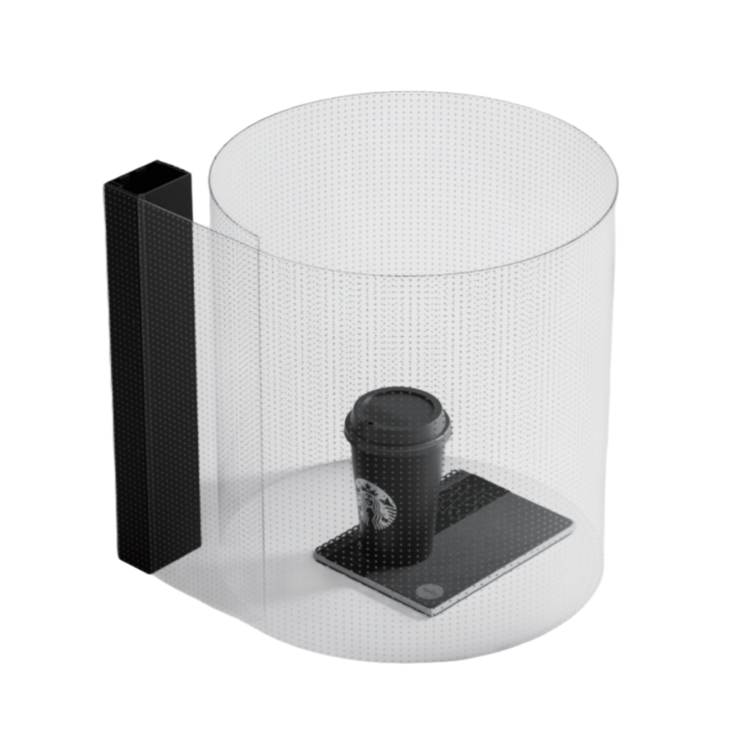 Film adhésif LED transparent P15 – 390 × 990 mm (15,35 × 38,98 po) | 3 000 nits | Écran autocollant en verre transparent à 94 % pour façades et vitrines de magasins | Plusieurs options de kits | Prêt à l'emploi