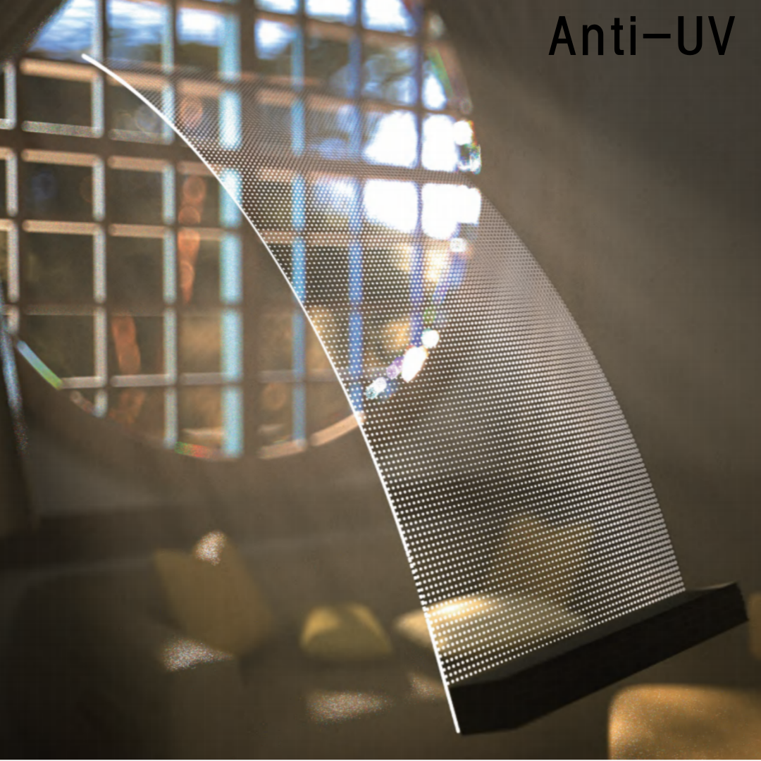 Film adhésif LED transparent P15 – 390 × 990 mm (15,35 × 38,98 po) | 3 000 nits | Écran autocollant en verre transparent à 94 % pour façades et vitrines de magasins | Plusieurs options de kits | Prêt à l'emploi