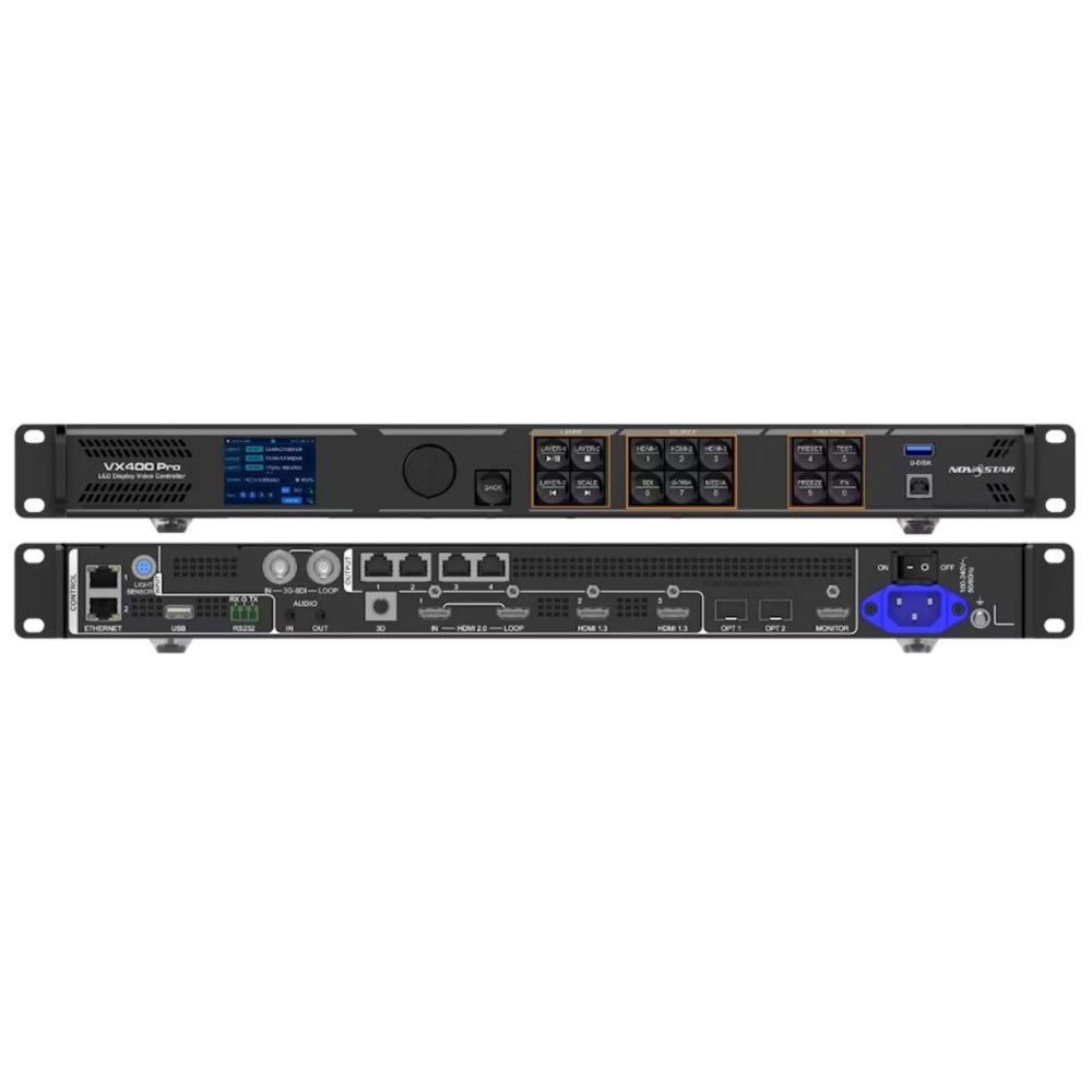 NovaStar VX400 PRO Video Processor – 2.6 Million Pixels | Compact 4K HDR Video Processor for LED Display Screens