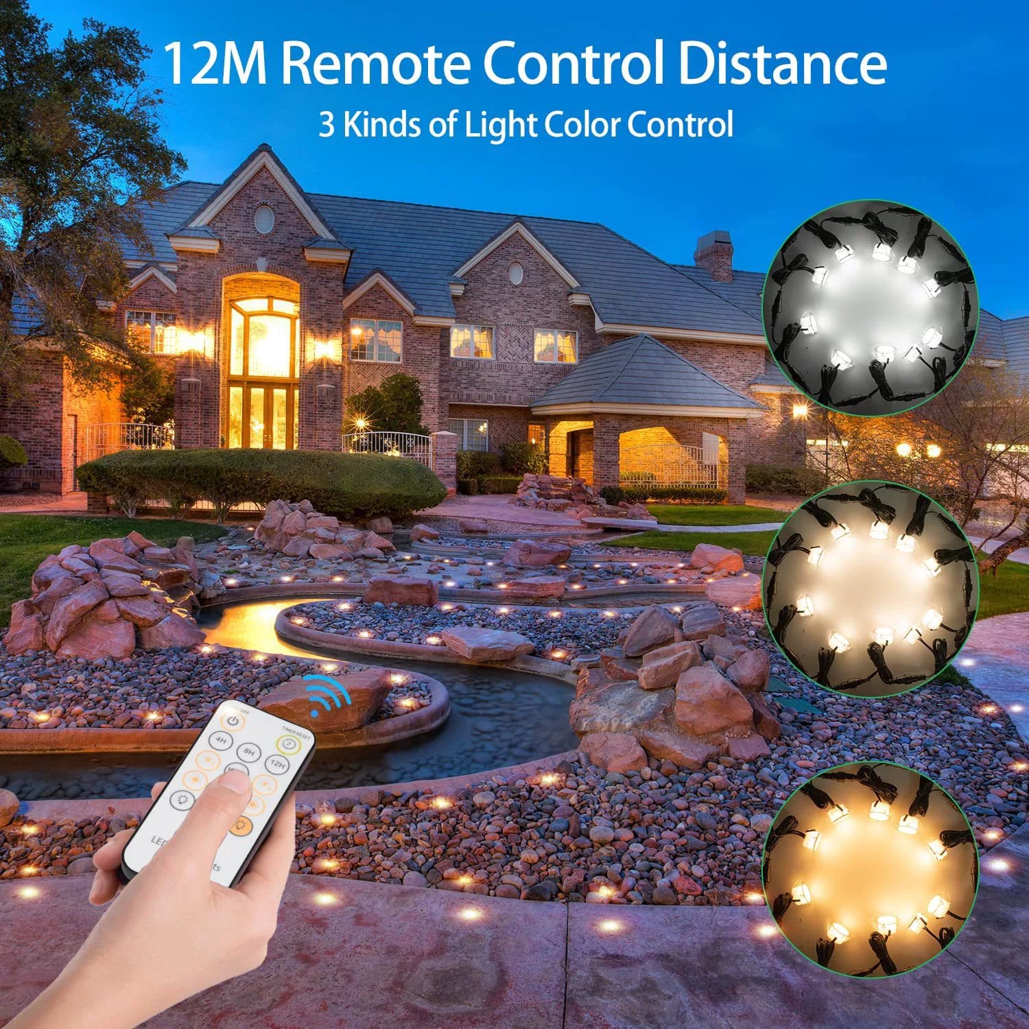 Freies Verschiffen 8 STÜCKE Pack 1 Watt IP67 DC12-24V Im Freien Wasserdichte Schritt Licht Anti-Glare Dimmbar Villa Garten LED Fuß licht
