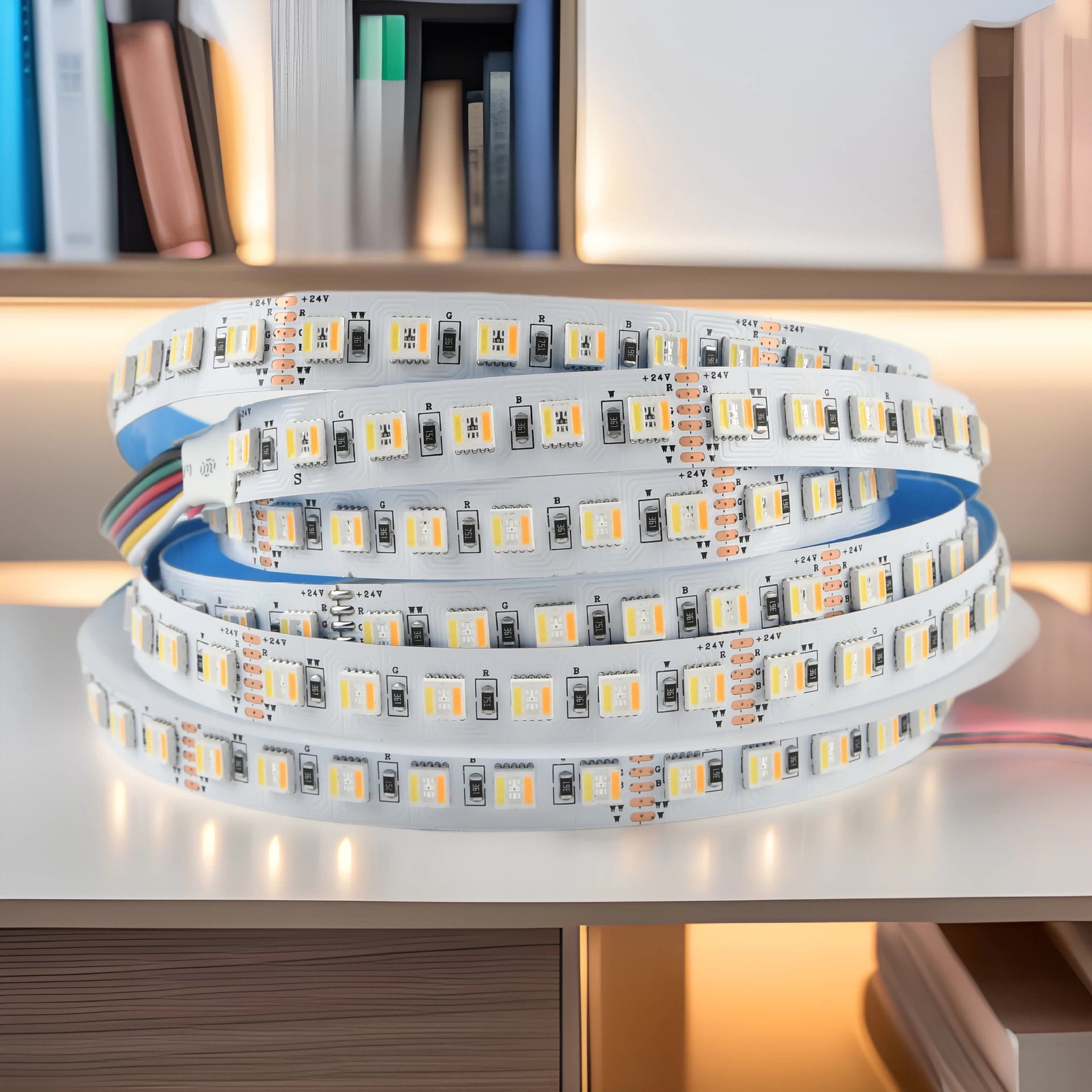 RGBW | RGBWW-LED-Streifen, 16,4 Fuß/5 m SMD5050-300 60 LEDs 19,2 W pro Meter 4-in-1-RGBW-LED-Streifenlichter
