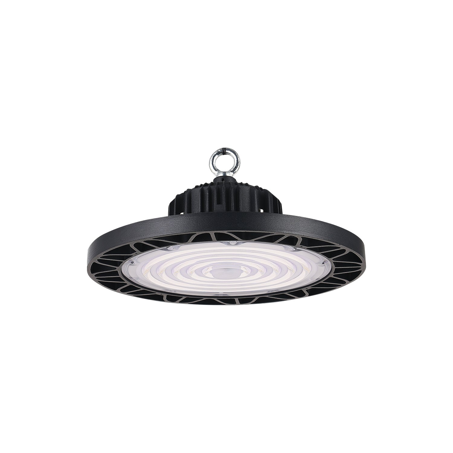 UFO LED High Bay Light 100W 4 | 8 | 12 pcs Pack, 6500K Daylight White, 13,000LM (130LM/W),100-240V AC High Bay LED Light with Hanging Hook for Factory Warehouse Workshop