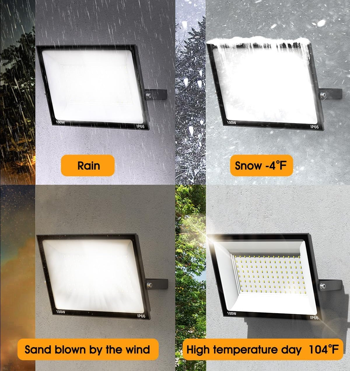 Hochleistungs-SMD5730-wasserdichtes IP65-LED-Flutlicht für den Außenbereich