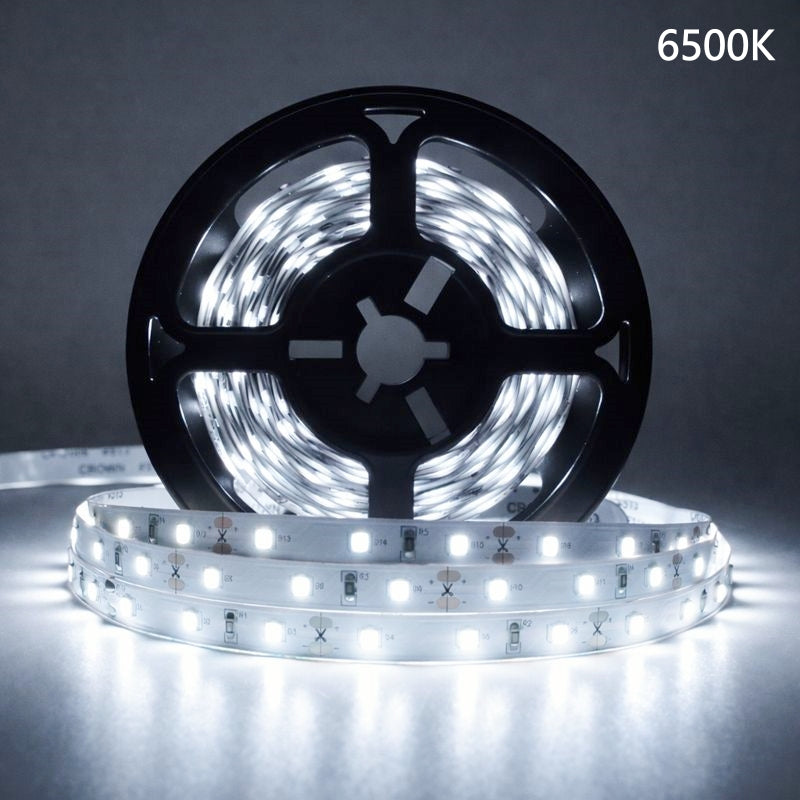 DC24V SMD5050 Full Spectrum LED Strip Light - CRI 97+ | 300 LEDs (60 LEDs/M) | 2700K / 3000K / 4000K / 5500K / 6500K | 12W/M | 10mm PCB | CRI 97+ | IP00 / IP67 | for Mirror, Kitchen Cabinet, Bedroom