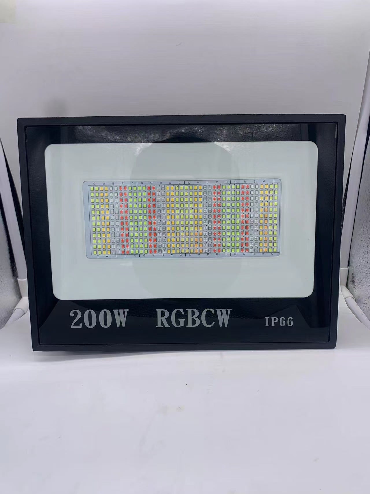 Lot de 2 projecteurs LED d'extérieur 30 W RGBCW, Wi-Fi, Bluetooth, RGBCW, 2 700 K-6 500 K, 16 millions de couleurs, éclairage paysager LED, étanchéité IP66