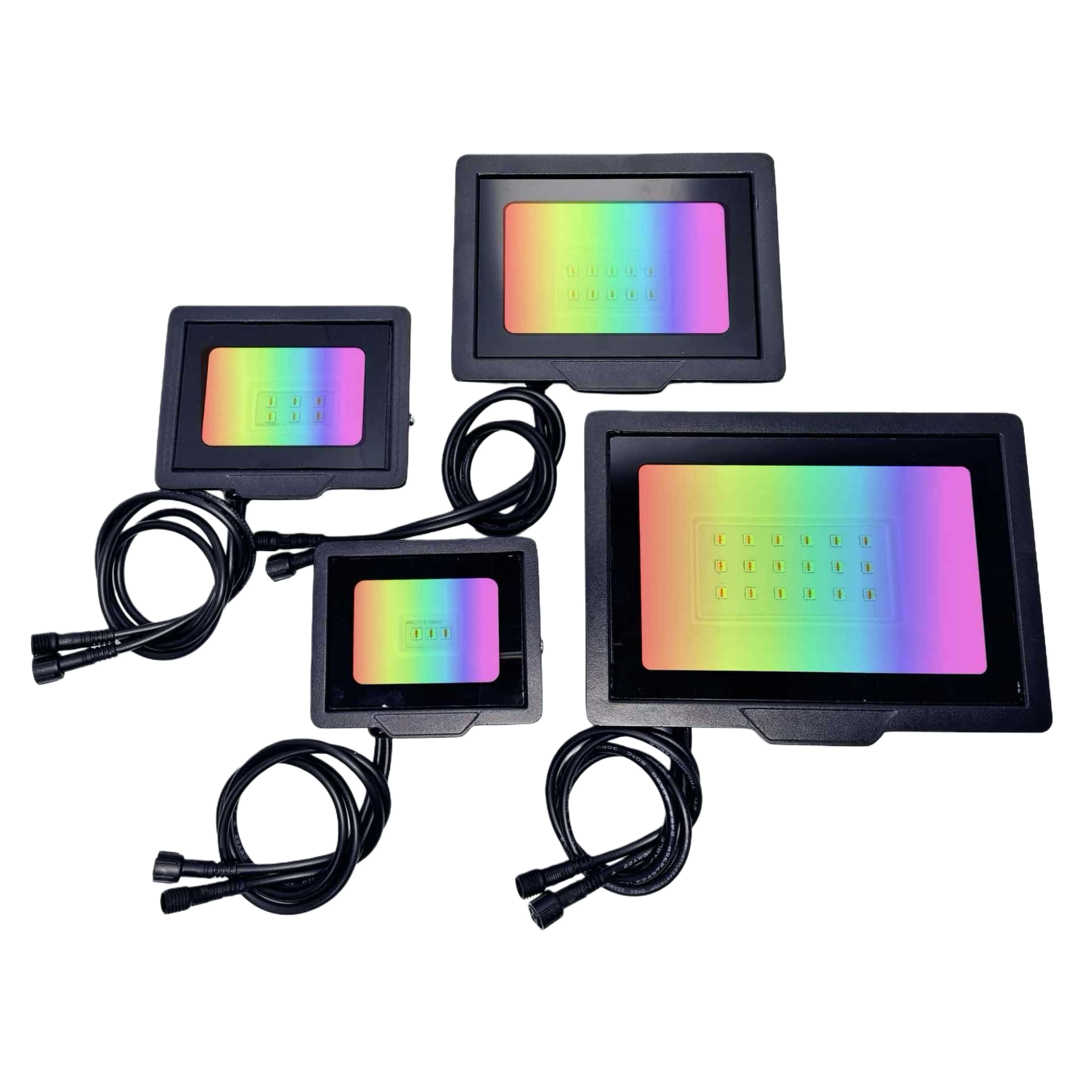 RGB-Farbwechsel-LED-Flutlicht mit Fernbedienung, IP65, wasserdicht