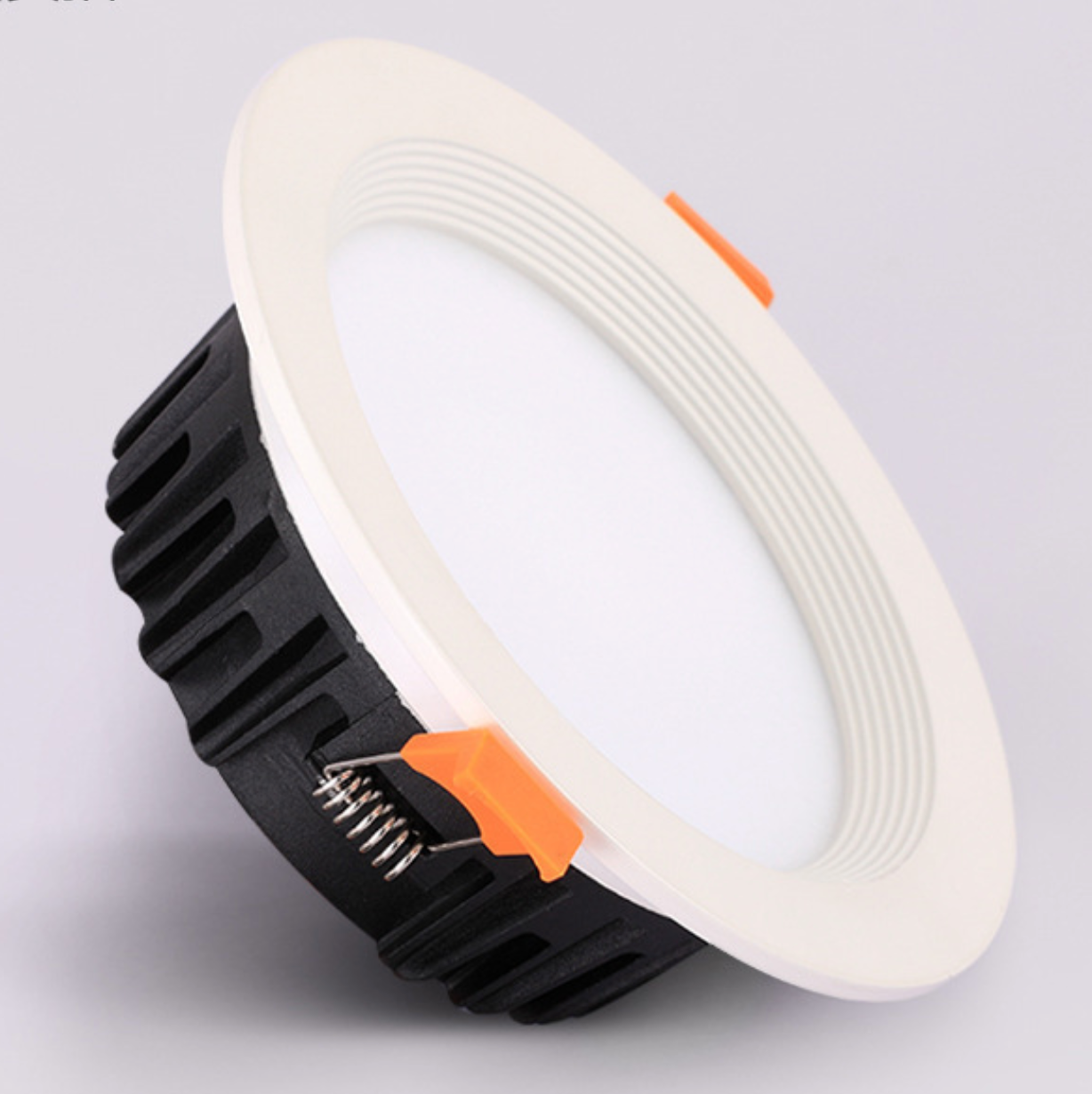 RGBW/RGBWW Super Bright Modern Recessed LED Lighting | 12V | 4W / 6W / 8W / 12W | White Round Embedded LED DownLights | 4 / 10Pack | Not Include RGBW Controller and Power Supply