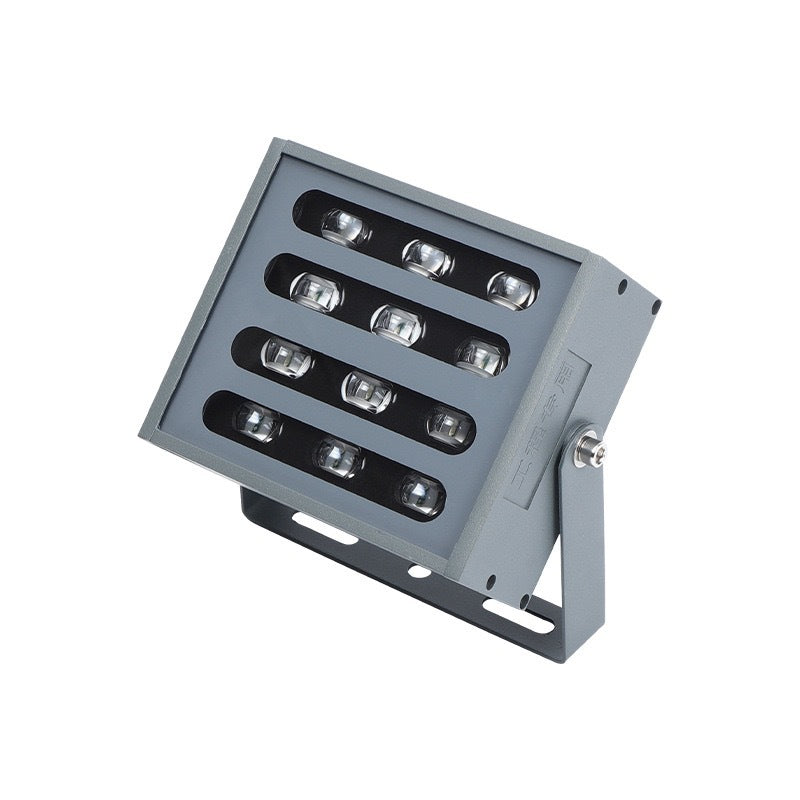 RGBW Rainbow Outdoor LED Flood Light, IP66 Waterproof Landscape Spotlight, 30W / 50W / 100W, AC 86–265V, Adjustable Bracket