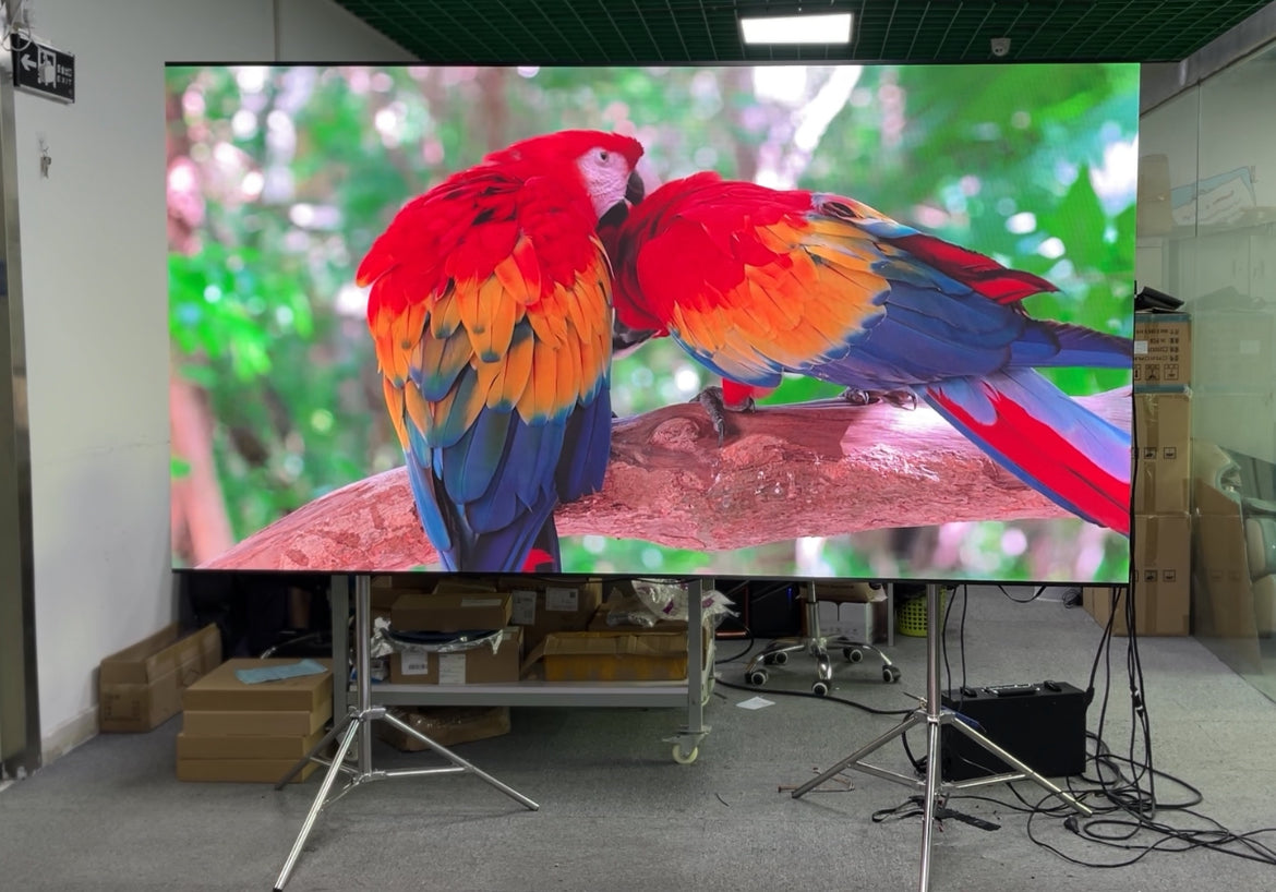 88 Zoll rollender Fernsehapparat P1.25 2x1 Meter 2SQM beweglicher LED-Bildschirm-Ausrüstung