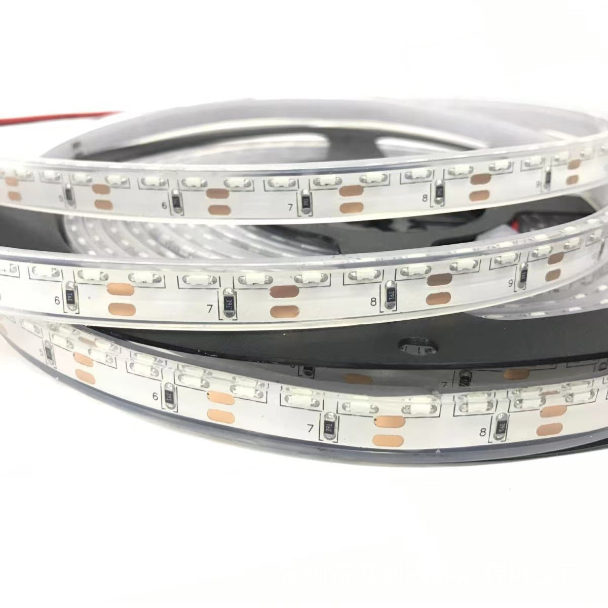 SMD335 Side-Emitting LED Strip Light – DC 12V | 60 LEDs / 120LEDs/m | 8mm PCB | Non-Waterproof | Red / Green / Blue | for Mirror, Kitchen Cabinet, Bedroom | 5/50M