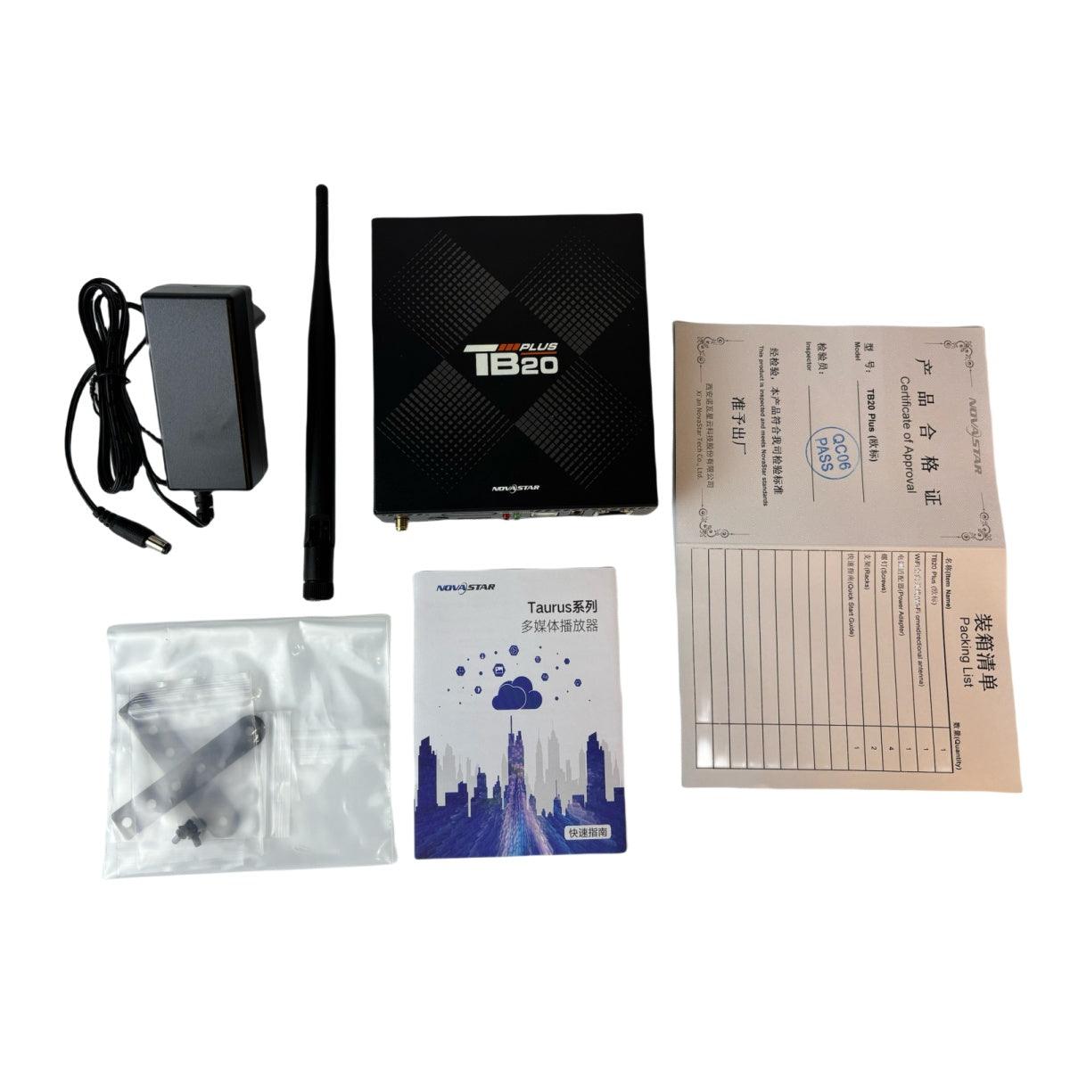 NovaStar TB20 Plus Multimedia Player – 1.3 Million Pixels | Dual Network Port Cloud LED Controller for LED Display Screens