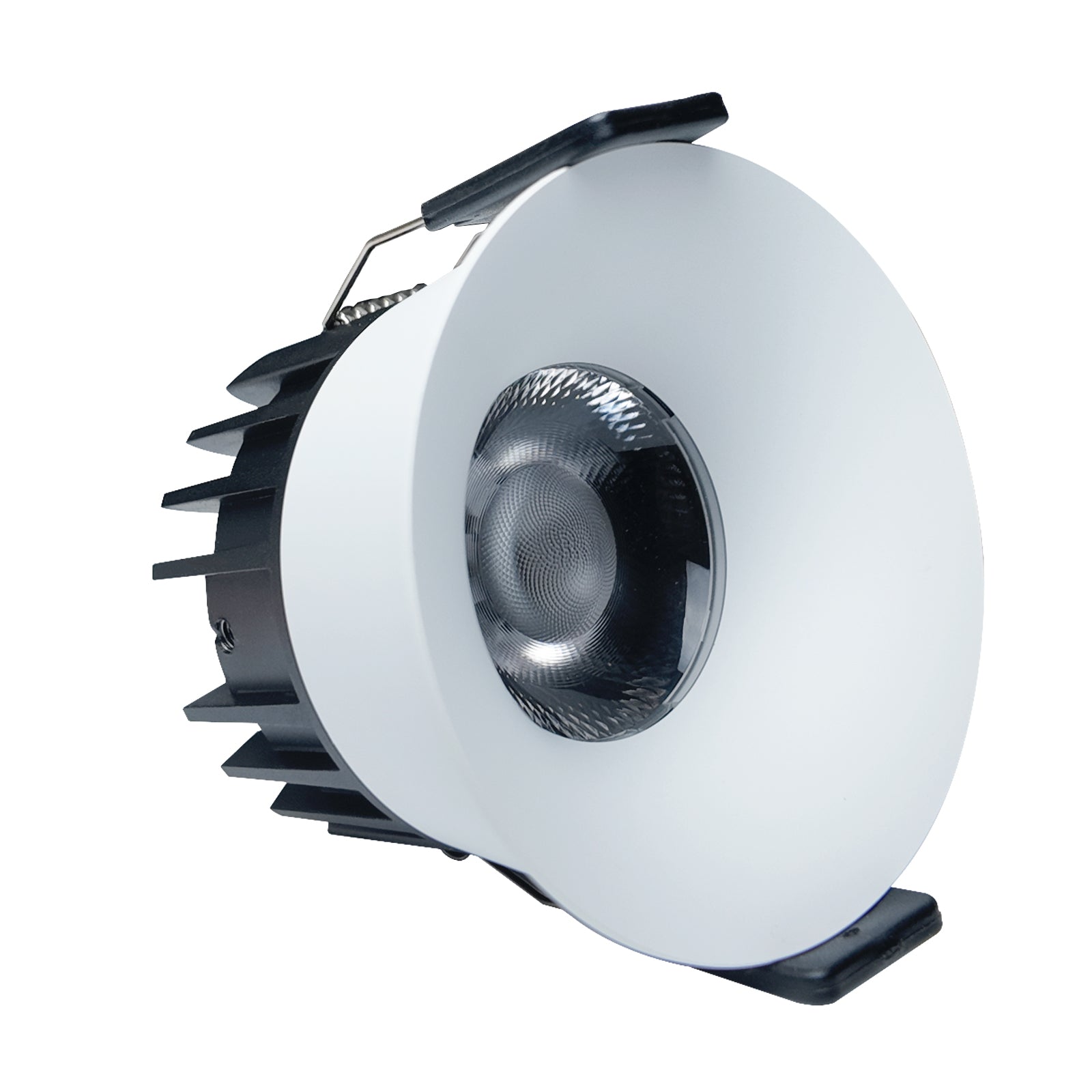 Lot de 4 plafonniers LED à intensité variable, 3 pouces, finition dorée, 5 W (équivalent halogène 40 W), CRI80