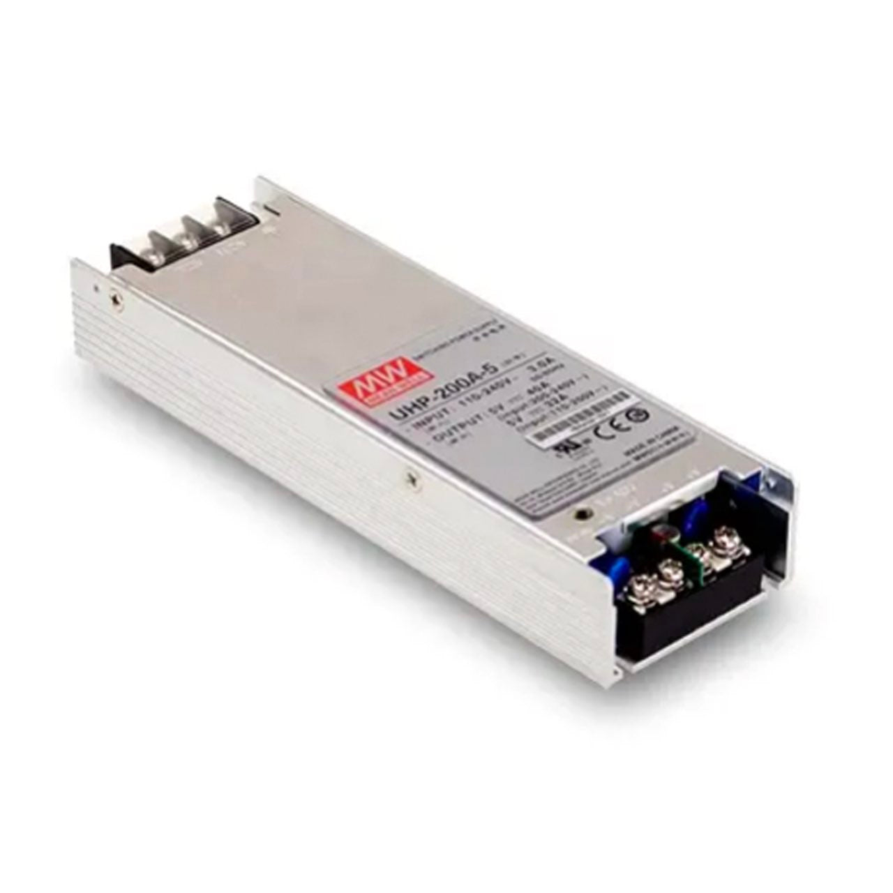 MEAN WELL UHP-200A-5 / UHP-350-5 Geschlossenes Netzteil – 5V Ausgang | 200W / 300W | CE- und UL-zertifiziert | Innen- / überdachter Außenbereich