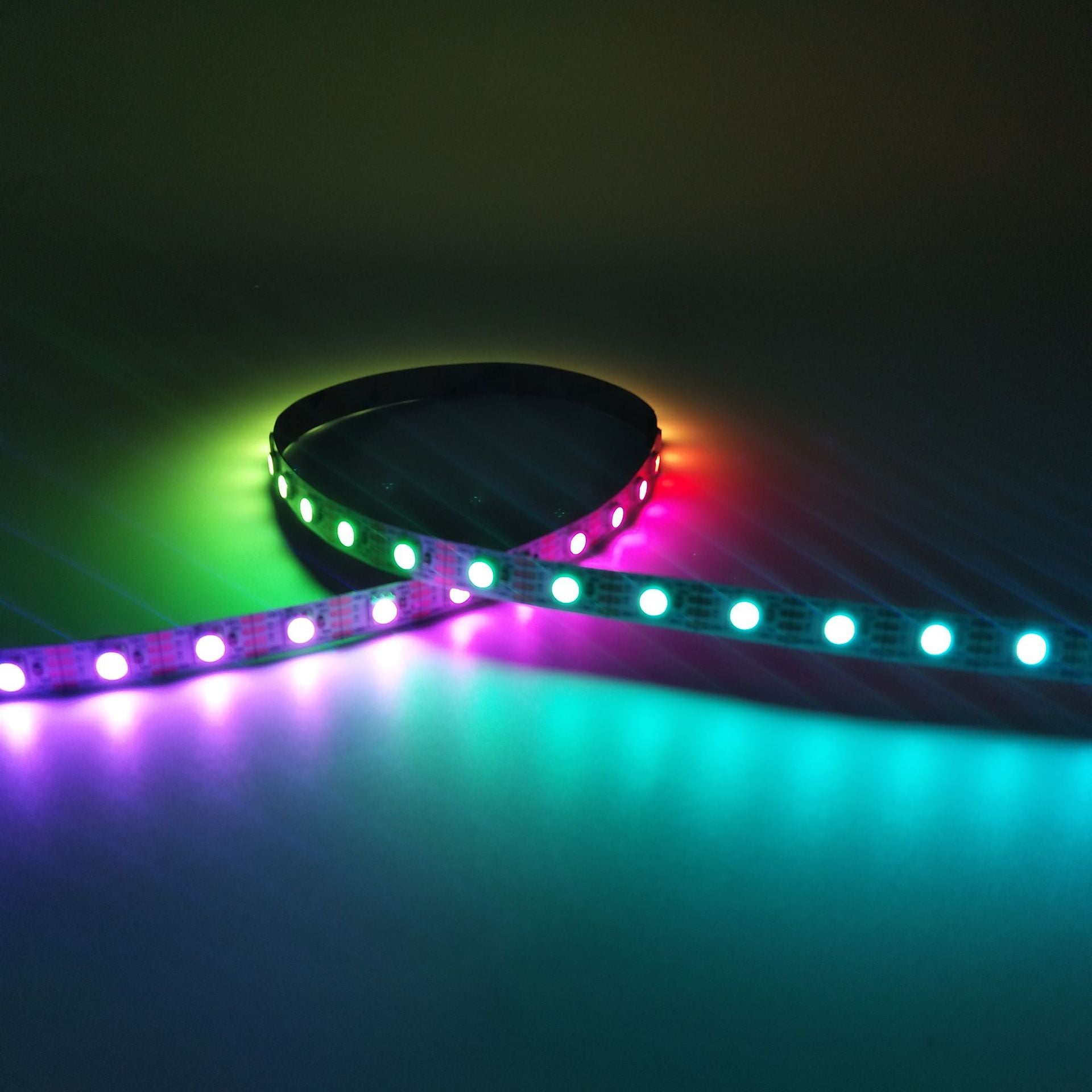 Bande LED WS2815 RGBW RGBWW adressable individuellement 12 V 60 W, 5 m 300 LED 300 pixels Lumières LED programmables Signaux redondants
