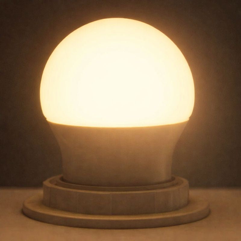 6 Pack 3Watt 250LM G4 LED Bulb Light (25W Equivalent) E27 Screw Base 100-240V AC Non-dimmable 50mm White Light LED Globe
