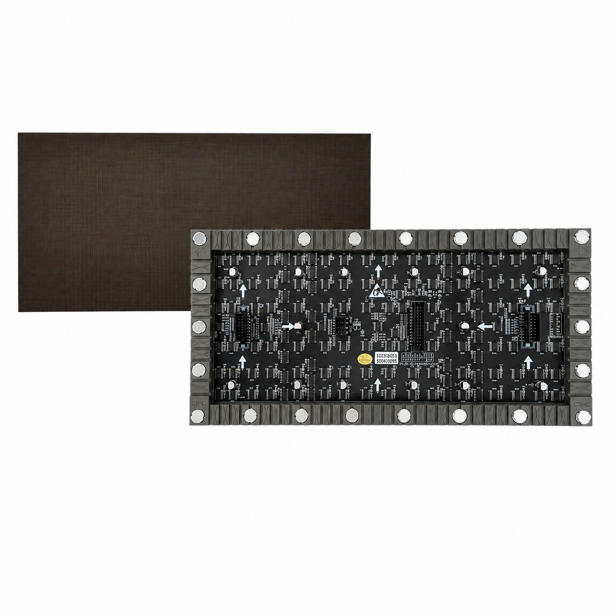 Flexibles LED-Modul für den Innenbereich der IF-3S-Serie – P1.25 | 320×160 mm | SMD | Weiche Rückschale mit Magnet | 600 Nits