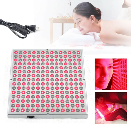 20W Floor Standing Infrared Therapy Lamp – Red Light 655–665nm & IR 850–860nm | Dimmable & Timer | AC100–240V | Aluminum Alloy + PC Cover | Includes Floor Stand | for Skin Beauty, Pain Relief of Muscles and Joints | US / EU Plug