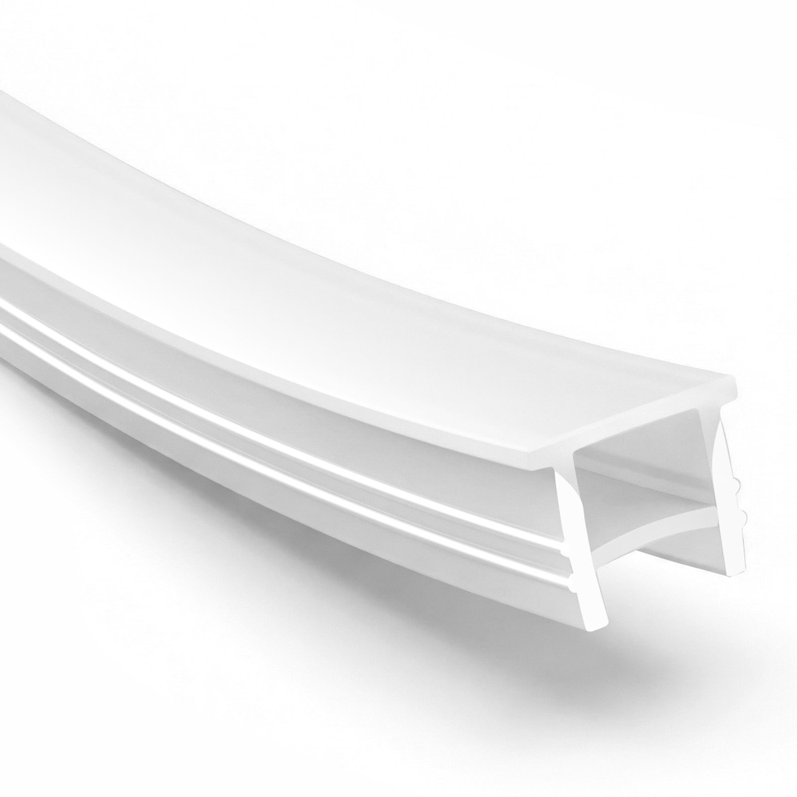Boîtier pour néon – S2020 Noir | Système de canaux LED en silicone 20 x 20 mm | Étanchéité IP67 | Largeur du circuit imprimé 12 mm | 50 m | Stock local États-Unis/Royaume-Uni/Allemagne