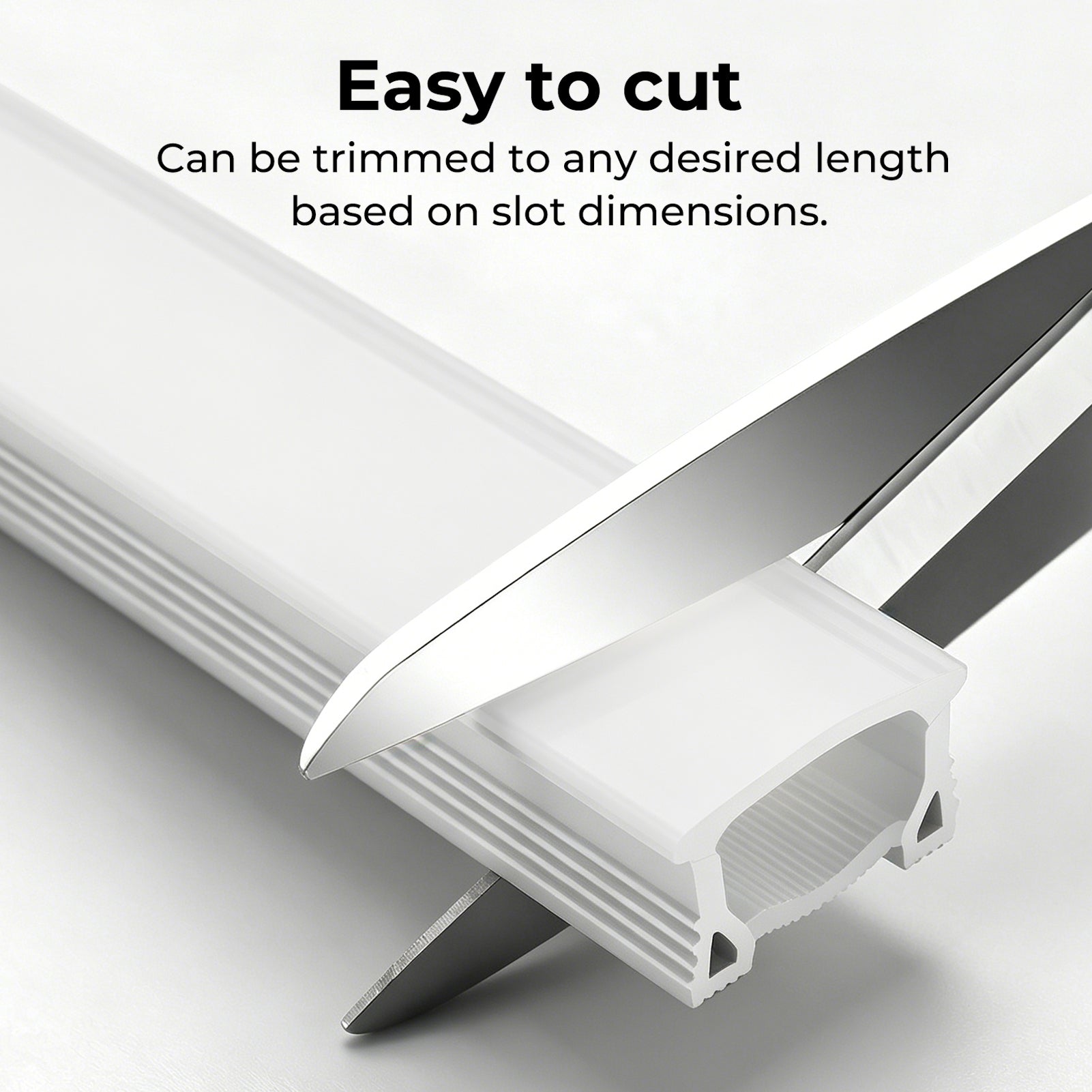 40×20mm Quick Install Neon Light Housing - S4020 Silicone LED Channel System | Max Strip Width ≤25 mm | Reinforced Side Support Structure | for LED Signage, Channel Letter Signs & Neon Sign Lighting | 164FT/50M