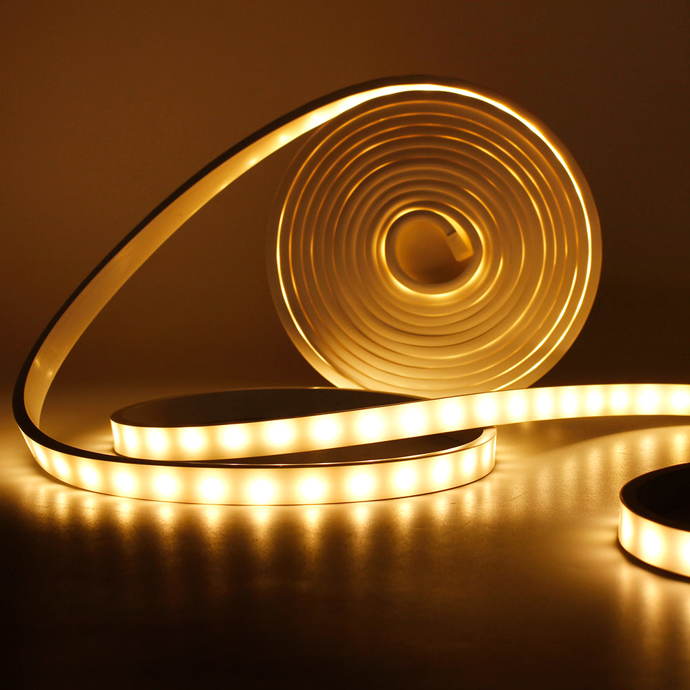 16,4 ft/5 M DC12 V 5*13 mm LED Wasserdicht Flexible Silikon Neon LED Streifen mit 300 LED SMD3528 LED Licht