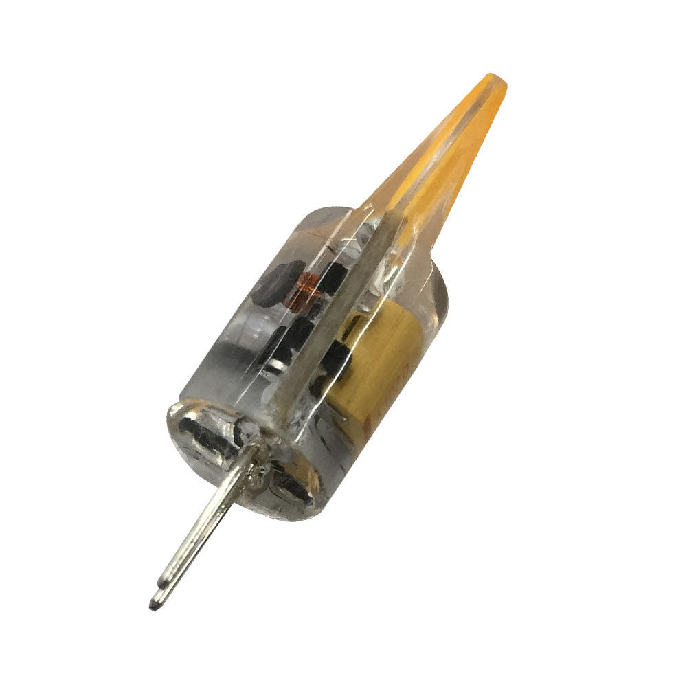 10er-Pack G4 LED-Glühbirne, Bi-Pin-Sockel, Silikonkapselung, 12 V, 2 Watt, 1505 COB-LEDs, CRI > 80, 160–180 Lumen, AC/DC 10–20 V, 20-W-Äquivalent, Halogen-LED-Ersatz