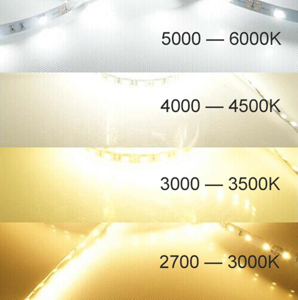 DC 12V Dimmbare SMD5050-300 Flexible LED-Streifen 60 LEDs pro Meter 10mm Breite 900lm pro Meter