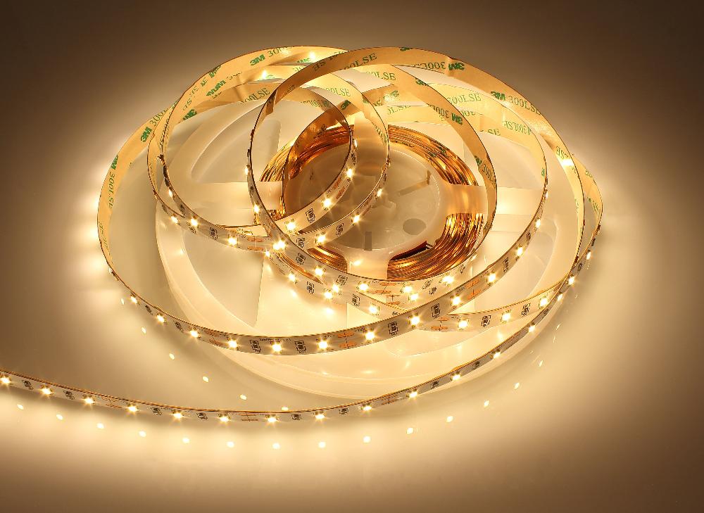 DC24V SMD2835 Full Spectrum LED Strip Light - CRI 97+ | 300 LEDs (60 LEDs/M) | 2700K / 3000K / 4000K / 5500K / 6500K | 10W/M | 8mm PCB | CRI 97+ | IP00 / IP67 | for Mirror, Kitchen Cabinet, Bedroom