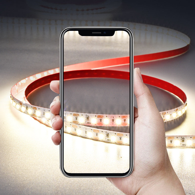24V DC 32.8Feet (10Mtrs) Roll Flexible LED Strip Light SMD2835 10Watt 120LED/Mtr Every 1LED Cuttable Non-Waterproof LED Tape
