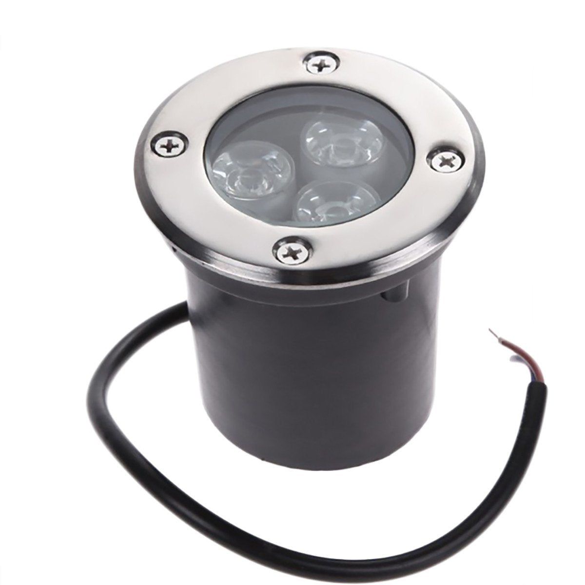 1W / 3W / 5W / 7W LED Inground Well Light – IP67 Waterproof | Low Voltage DC 12V / 24V | Warm White Landscape Uplighting for Garden, Pathway & Yard | 2 / 4 / 10-Pack