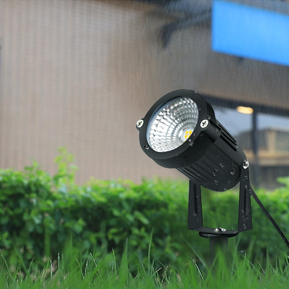 All-in-One Low Voltage Landscape Lighting Kit - 6 / 8 Pack Landscape Lights with Smart Transformer | 3000K Warm White | IP65 Waterproof | Outdoor Lights for Yard Garden Pathway