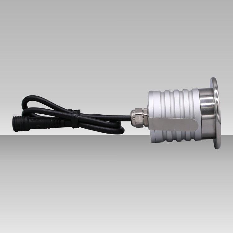 Lot de 8 spots LED d'extérieur en acier inoxydable, étanches, à intensité variable, antireflet, 1 W/3 W, IP67