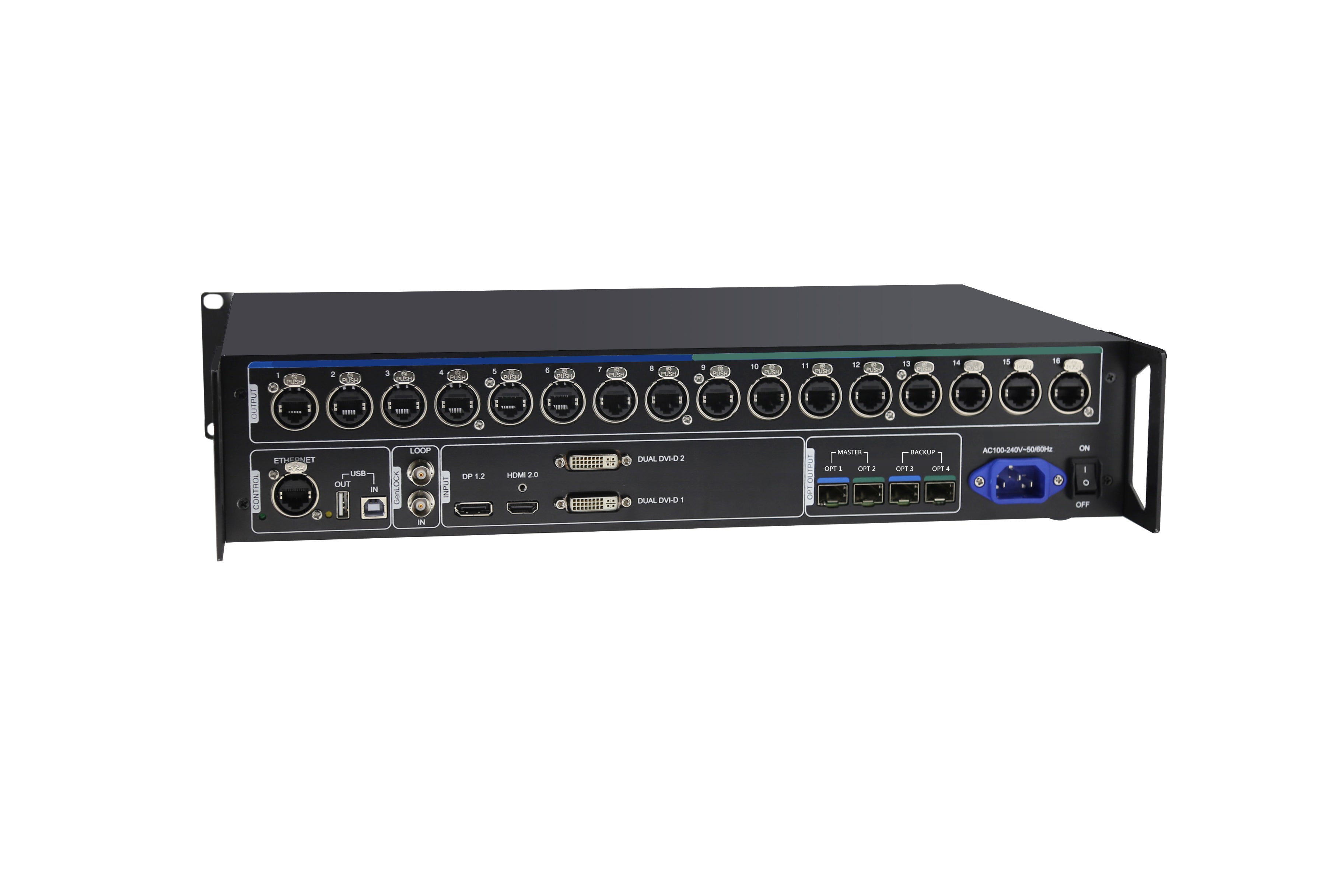 Boîtier émetteur LED NovaStar MCTRL 4K – 830 pixels | Processeur vidéo Ultra HD 4K HDR10 et 12G-SDI pour écrans LED