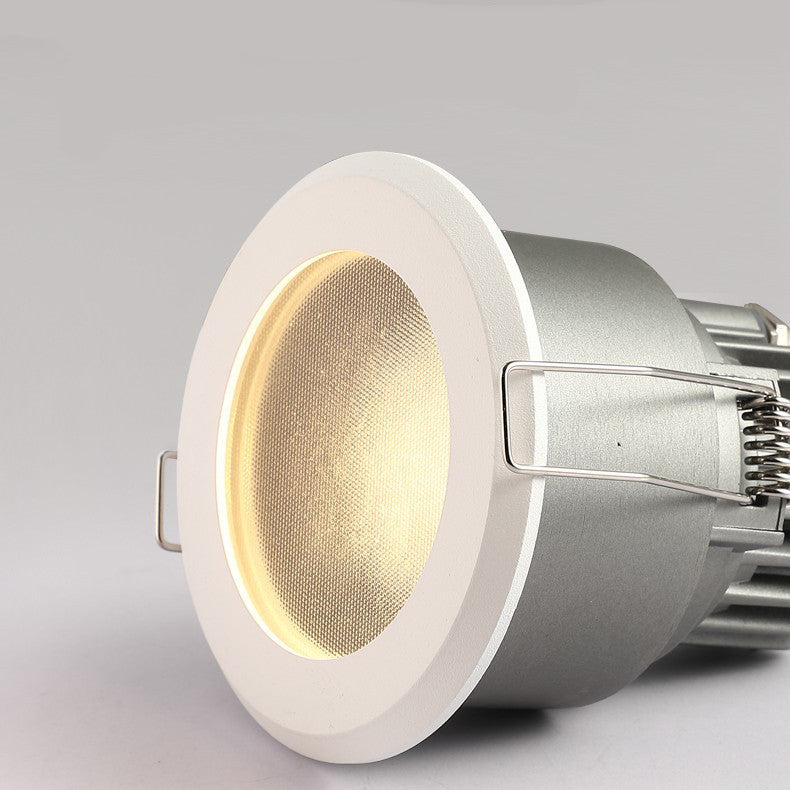Spot LED rond étanche IP65 7 W 12 W 3 pouces IRC > 80, anti-vapeur, idéal pour la douche, le sauna et l'éclairage extérieur