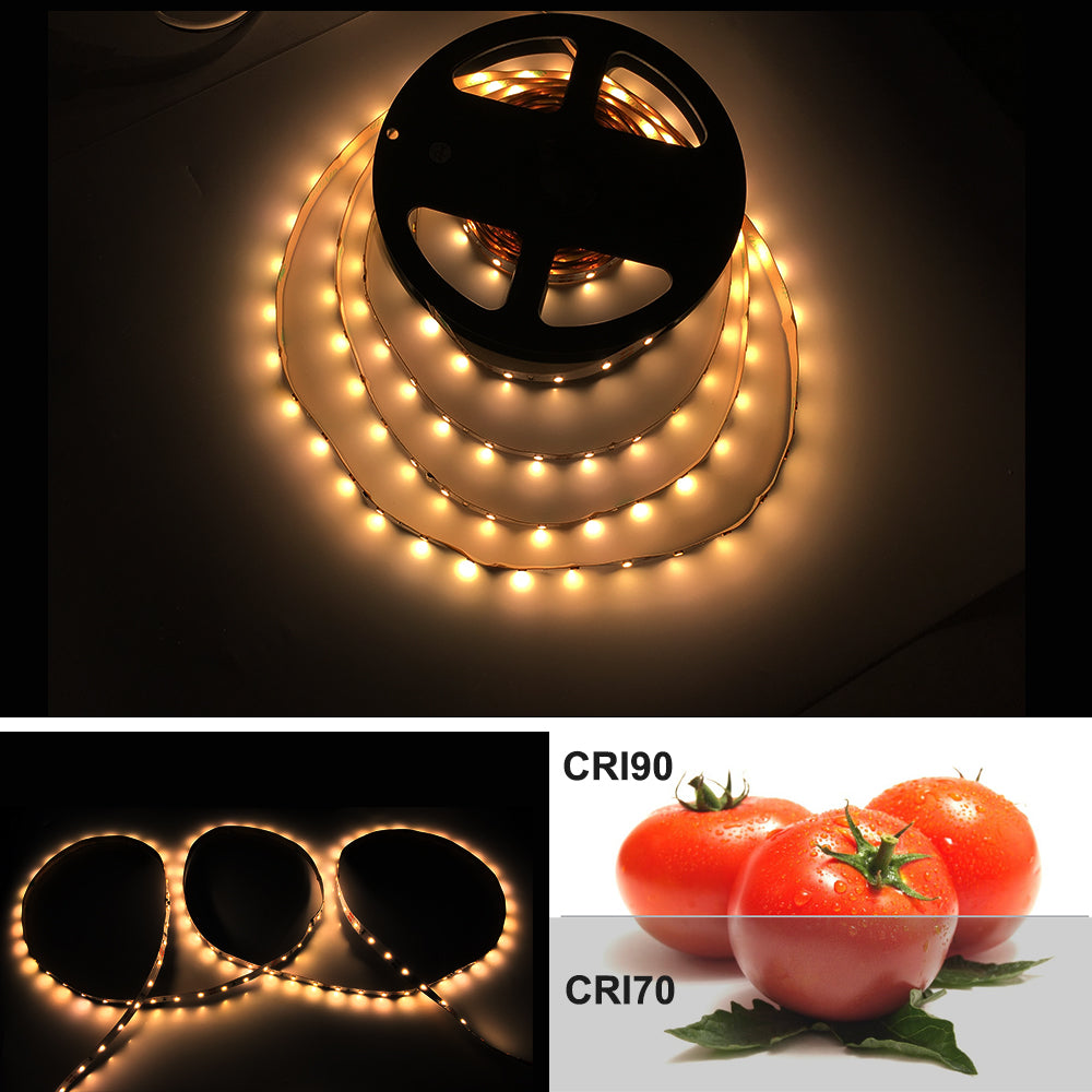 Bandes LED flexibles IRC 90, 5 m, SMD2835-300, 60 LED par mètre, largeur 8 mm