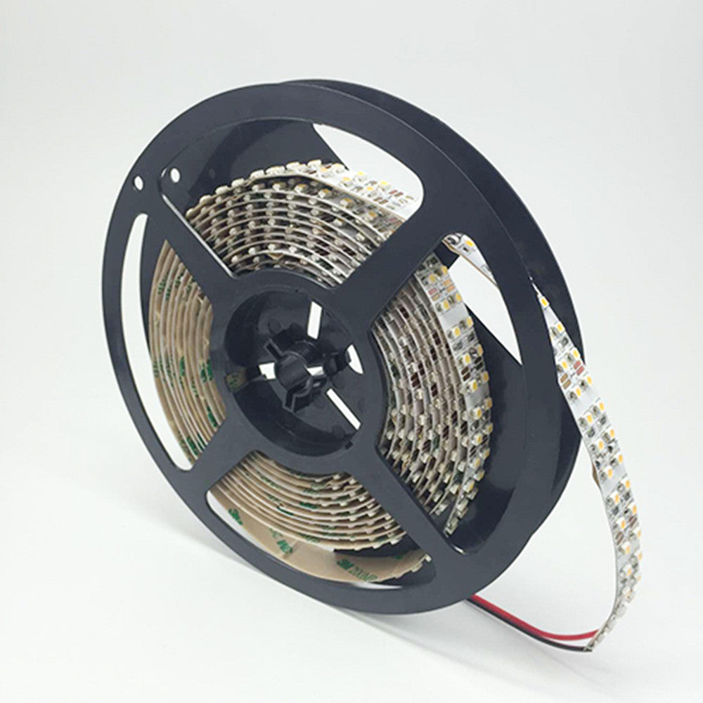 LED-Lichtstreifen mit hohem CRI90, SMD3528-1200, 240 LEDs, 1200 lm pro Meter, zweireihige flexible LED-Streifen, 15 mm breites 12-V-Band
