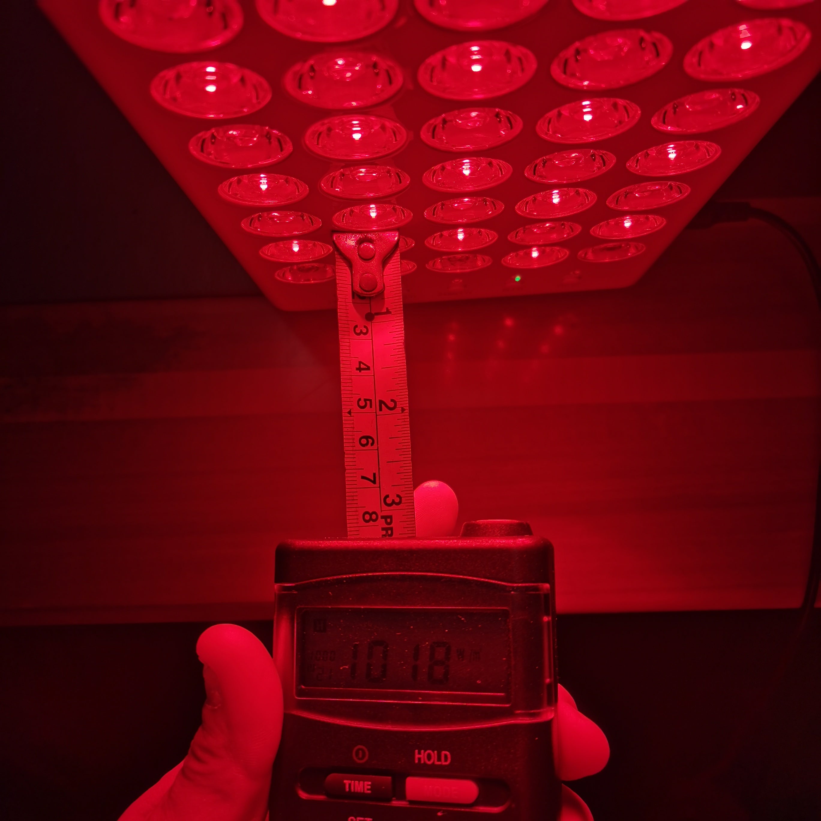 Panneau de luminothérapie LED rouge WS50 50 W, rouge profond 660 nm et proche infrarouge 850 nm