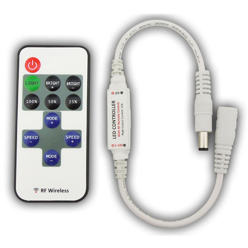 Contrôleur LED monochrome sans fil RF 5-24 V