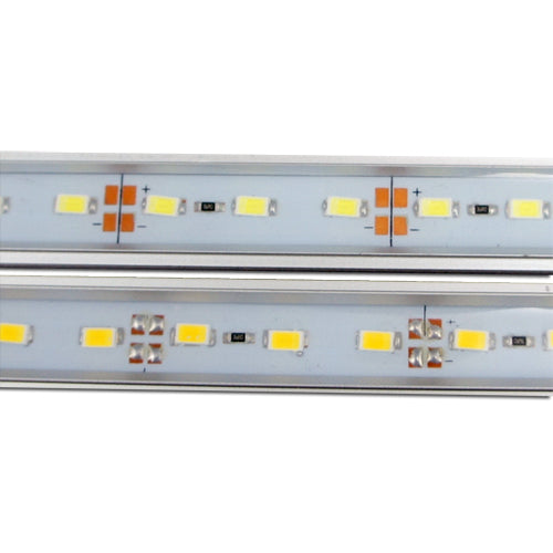 5/10er-Pack SMD5630 Starre LED-Streifenbeleuchtung 72 LEDs pro Meter mit U-Aluminiumgehäuse