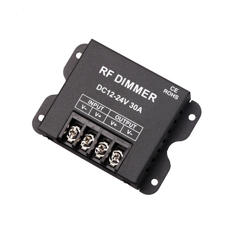 Einfarbiger LED-Streifen-Controller – DC12V-24V 30A | Hochleistungs-RF-LED-Dimmer-Controller | Für 5050/3528 LED-Streifen