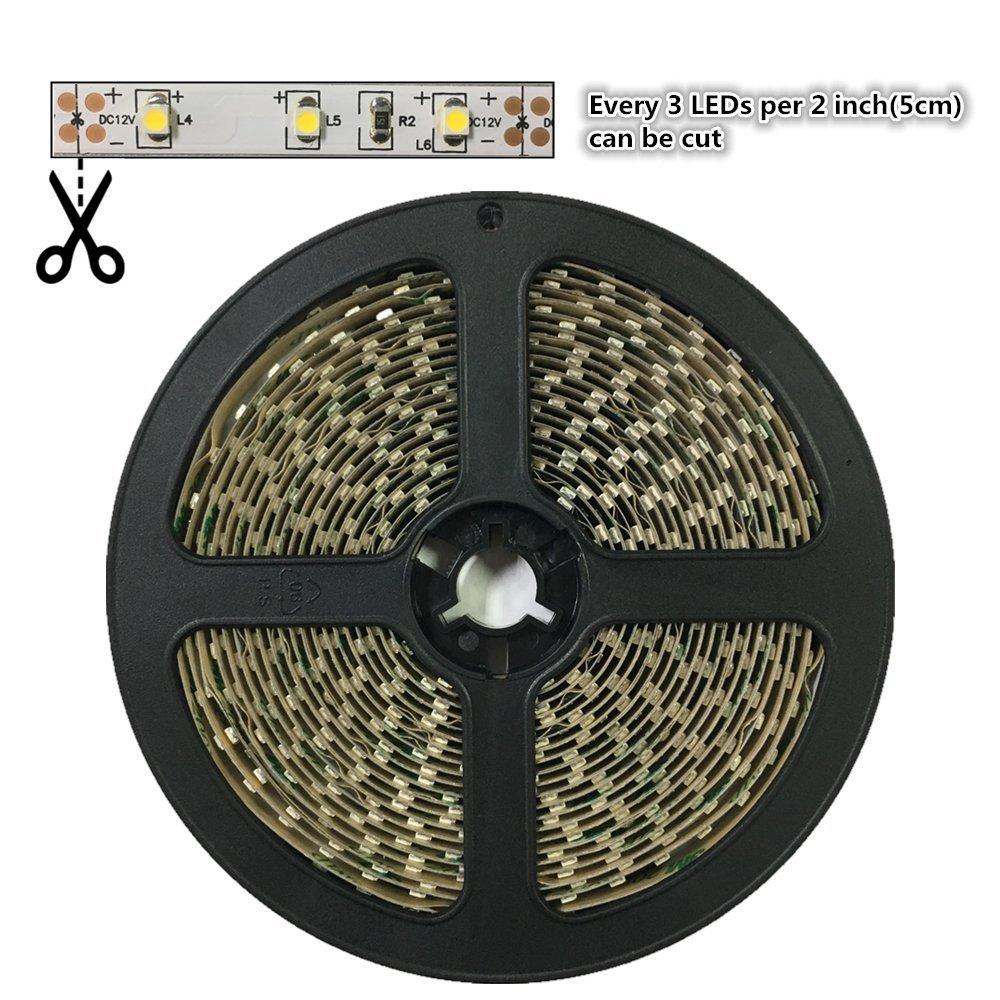 730–735nm SMD2835 DC12V Infrared LED Strip Light – Far Red for Flowering & Photoperiod Control, 60/120/240 LEDs/m, 5/50 Meters, IP00/IP65