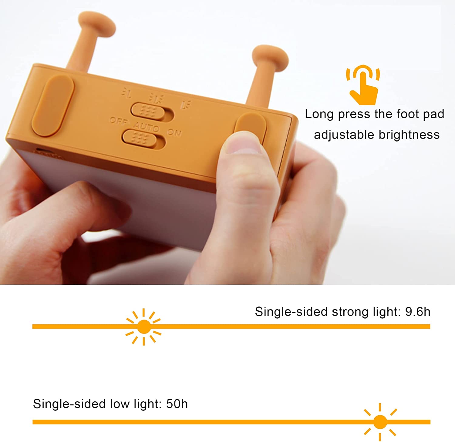 Meme Toast Bread LED Night Light – Rechargeable Bedside Nursery Lamp with Phone Stand