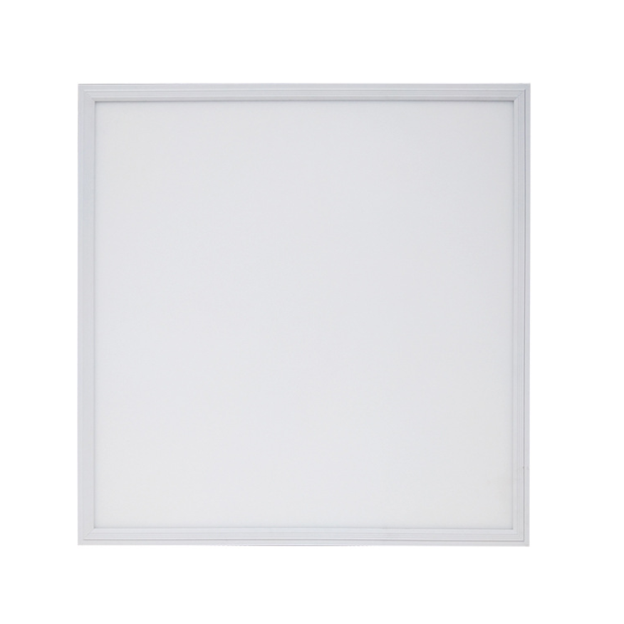 2'x2' (595 x 595 mm) 40 W LED-Panelleuchte in 0,39'' (10 mm) dicker weißer Verkleidung, flaches Blech, Beleuchtungsplatine, superhell, ultradünn, blendfrei