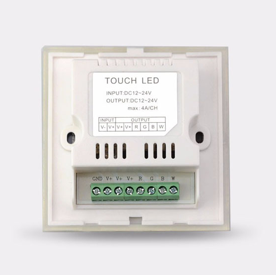Wall Panel RGBW/RGBWW LED Strip Controller – DC12V-24V | Touch Color Ring LED Controller | For LED Strips
