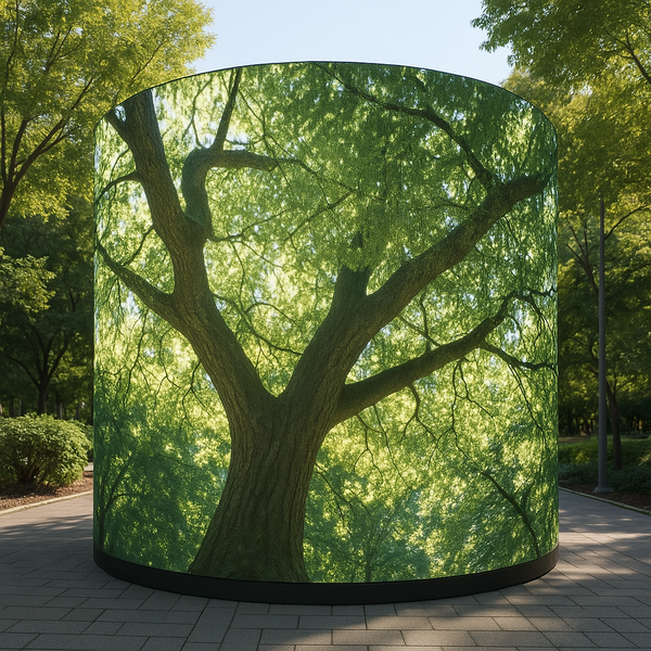 Comment construire un écran cylindrique avec des modules LED flexibles d'intérieur